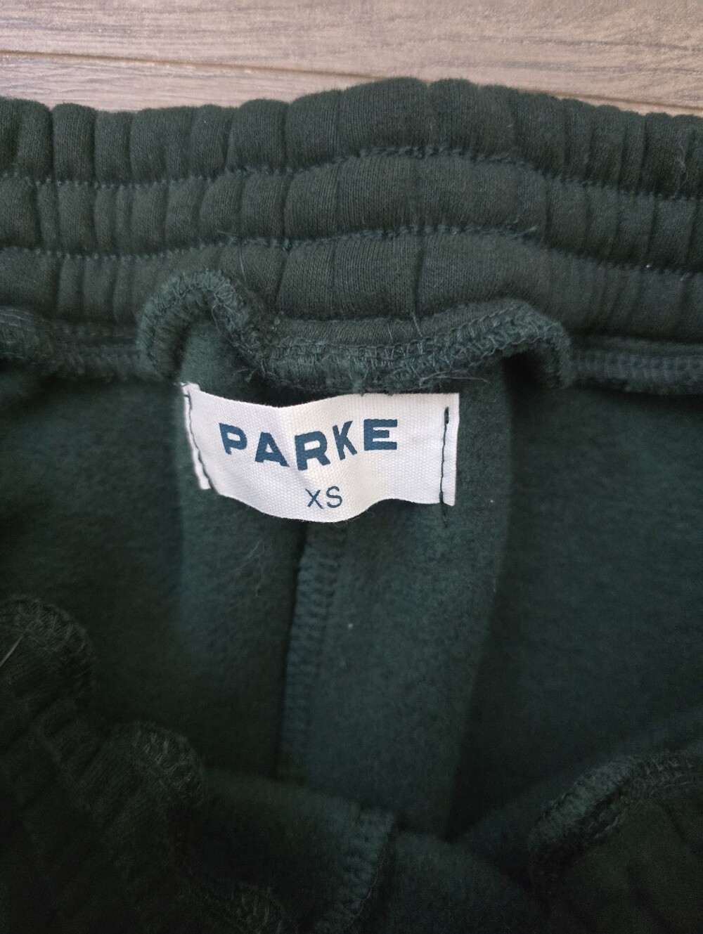 Dark green PARKE fleece set Sporty Stripes Comfy Preppy Trendy Athleisure Active - Picture 14 of 16